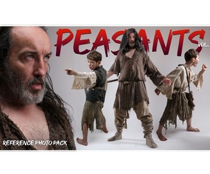 A Peasants vol.4 - Reference Photo Pack For Artists 794 JPEGs noAI
