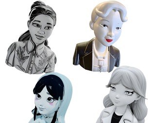 Anime Character Bust Collection