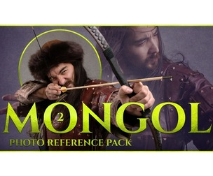 Mongol vol.2 - Reference Photo Pack For Artists 1024 JPEGs noAI