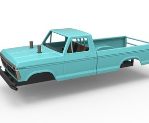 Top part of Mud truck Scale 1:25