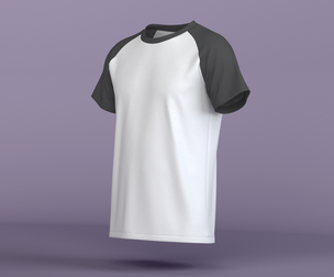 Men's Raglan T-Shirt 3D Model