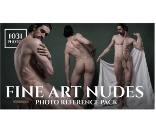 A Fine Art Nudes - Reference Photo Pack For Artists 1031 JPEGs noAI
