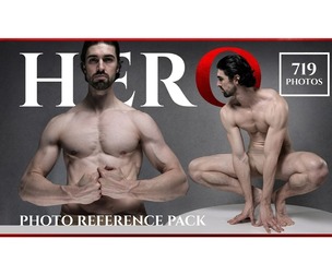 A Hero - Reference Photo Pack For Artists 719 JPEGs noAI
