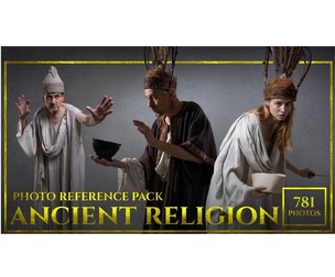 Ancient Religion - Reference  Photo Pack For Artists- 781 JPEGs noAI
