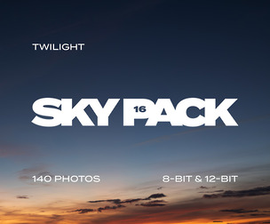 SKY PACK 16 / Twilight — photo reference pack