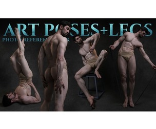 An Art Poses + Legs - Reference Photo  Pack For Artists 1076 JPEGs