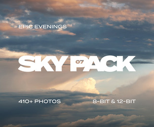 SKY PACK 07 / Epic Evenings — photo reference pack