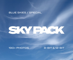 SKY PACK 06 / Blue Skies Special — photo reference pack