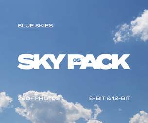 SKY PACK 05 / Blue Skies — photo reference pack