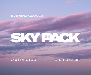 SKY PACK 04 / Evening Clouds — photo reference pack