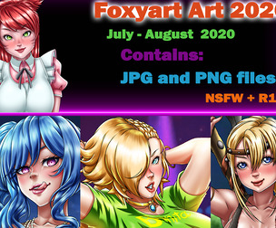 Foxyart Art Pack JULY - AUGUST 2020