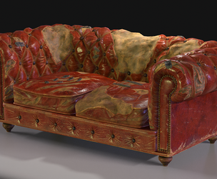 Chesterfield Sofa Damaged