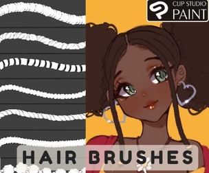 Hair Brush Pack for Clip Studio Paint