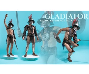Gladiator vol. 1 - Reference Photo Pack For Artists 584 JPEGs noAI