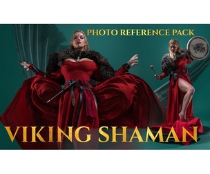 Viking Shaman - Reference Photo Pack for Artists 412 JPEGs noAI