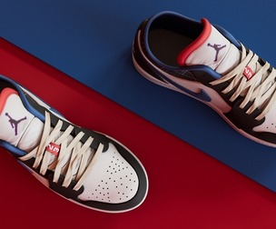 Shoes Nike Jodan Low Blue Sashiko