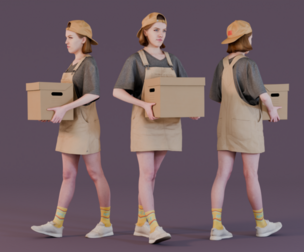 Girl with Box