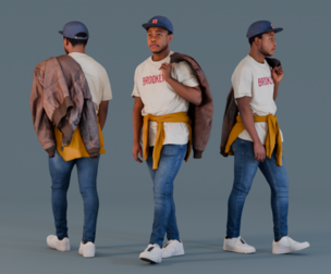 Buddy in the Brooklyn Is Walking