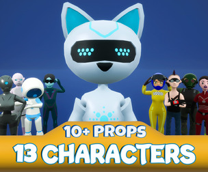 Sci-Fi 13 Stylized Characters