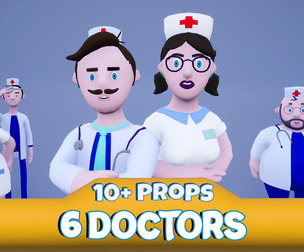 Doctor & Nurse Pack with Props