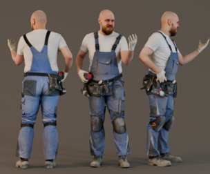 Bald Construction Worker is furious