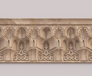 Classic Islamic Muqarnas Cornice 002