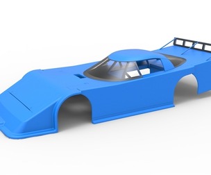 Shell of Asphalt Outlaw Super late model 1:25