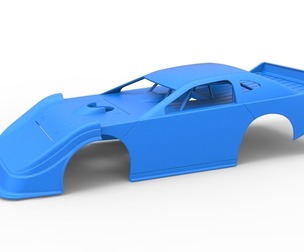 Shell of Australian Super Sedan Version 2 Scale 1:25