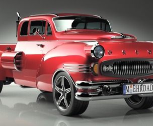 DRED Retro Pickup car