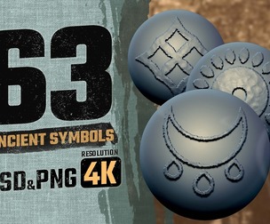 Ancient Geometry Alpha Pack - 63 Brushes