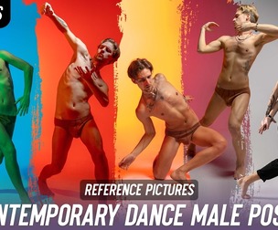 660 Contemporary Dance Male Poses
