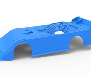 Shell of Super Dirt Late model Version 2 Scale 1:25