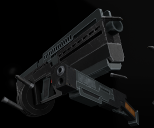 rifel y pistola