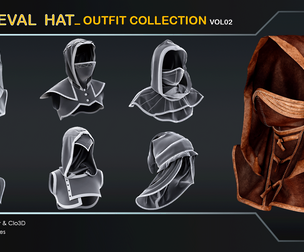 Medieval Hats_Outfit collection_vol02