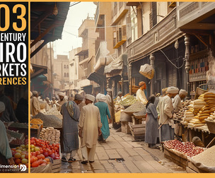 303 19th Century Cairo Markets