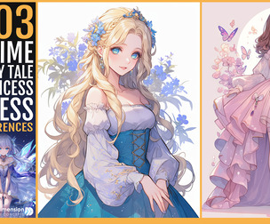 303 Anime Fairy Tale Princess Dress