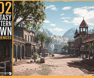 202 Fantasy Western Town