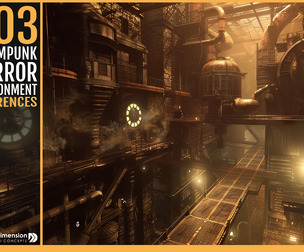 303 Steampunk Horror Environment