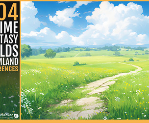 404 Anime fantasy fields and farmland