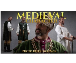 Medieval Character - Reference Photo Pack For Artists 1045 JPEGs noAI