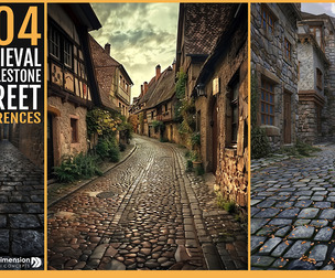 404 Medieval Cobblestone Street