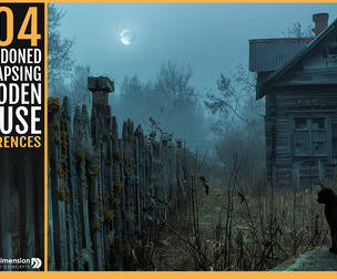 404 Abandoned Collapsing Wooden House