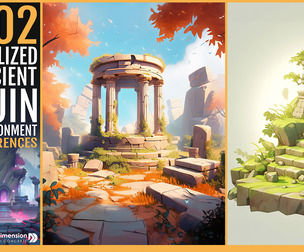 202 Stylized Ancient Ruin environment