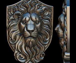Lion Head 3D print model