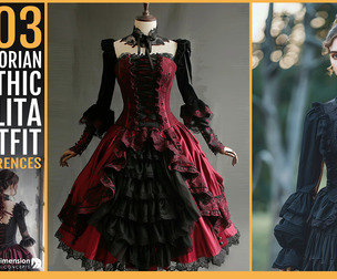 303 Victorian Gothic Lolita outfit