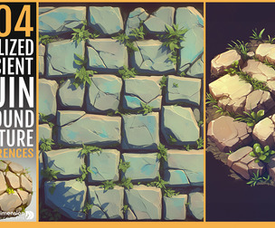 404 Stylized Ancient Ruin Ground Texture