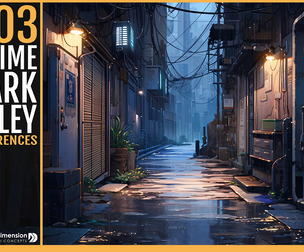 303 Anime Dark Alley
