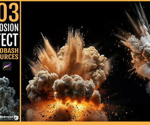 303 Explosions Effects for Photobashing