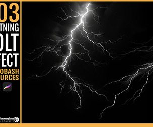 303 Lightning Bolt Effects for Photobashing