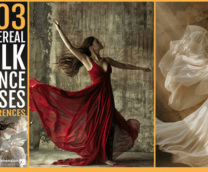 303 Ethereal Silk Dance Poses
